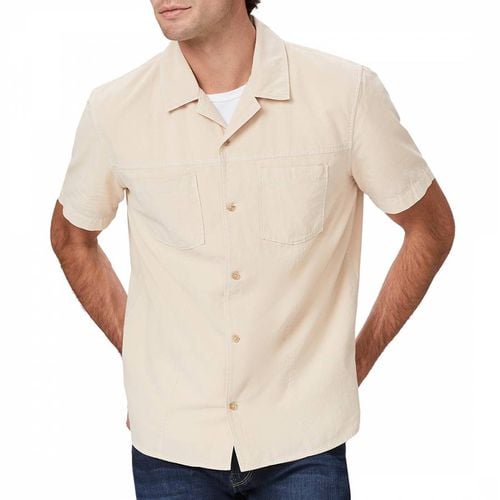 Beige Cotton Lancaster Short Sleeve Shirt - Paige - Modalova