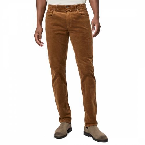 Brown Corduroy Lennox Skinny Trousers - Paige - Modalova