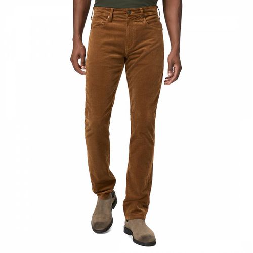 Brown Corduroy Federal Slim Trouser - Paige - Modalova