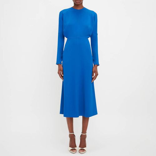 Blue Dolman Long Dress - Victoria Beckham - Modalova