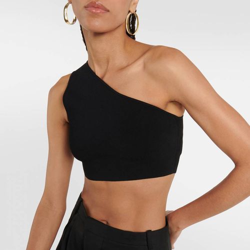 Black Asymmetric Bandeau Top - Victoria Beckham - Modalova