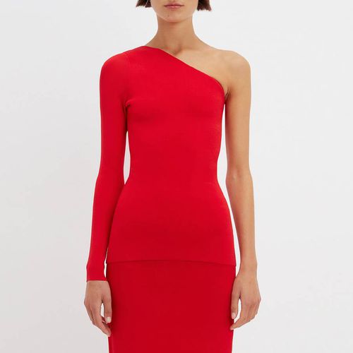 Red VB Body One Shoulder Top - Victoria Beckham - Modalova