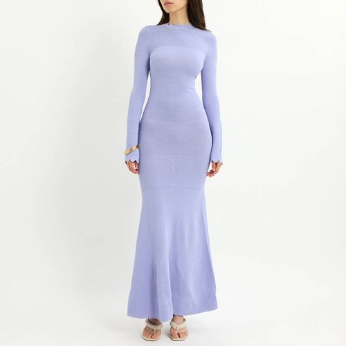 Lilac Floor Length Dress - Victoria Beckham - Modalova