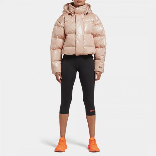 Beige VB x Rbk Puffer Jacket - Victoria Beckham - Modalova