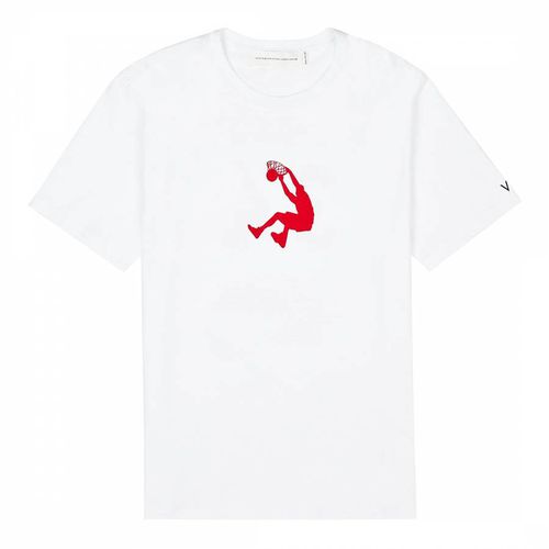 VB x RBK Unisex Red Logo T-shirt - Victoria Beckham - Modalova