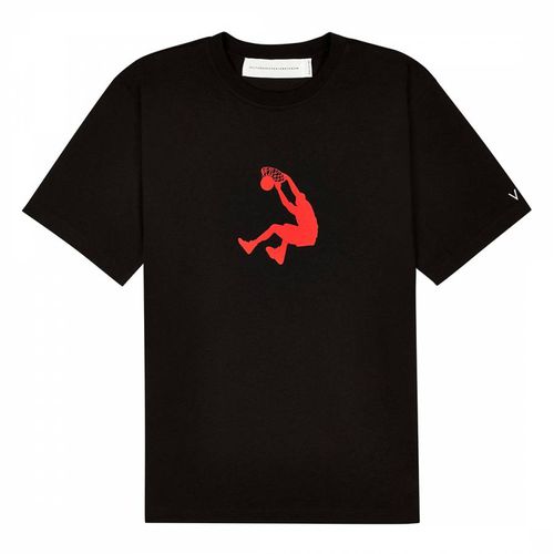 VB x RBK Women's Black Logo T-shirt - Victoria Beckham - Modalova