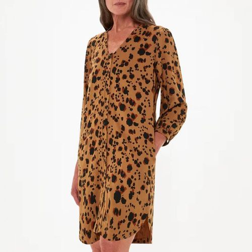 Brown Leopard Print Mini Dress - WHISTLES - Modalova