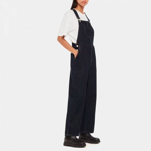 Dark Denim Leni Denim Dungarees - WHISTLES - Modalova