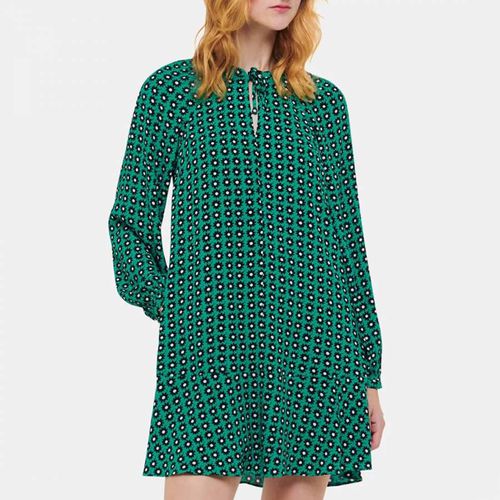 Green Floral Flippy Mini Dress - WHISTLES - Modalova