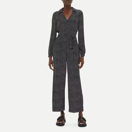 Black Leah Printed Jumpsuit - WHISTLES - Modalova