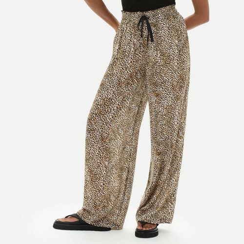 Brown Leopard Print Imogen Trousers - WHISTLES - Modalova