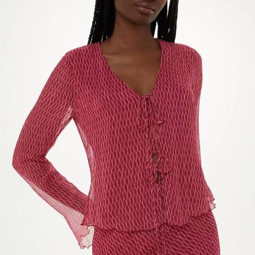 Pink Tie Detail Top - WHISTLES - Modalova