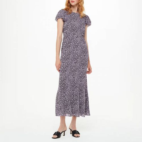 Purple Lola Floral Midi Dress - WHISTLES - Modalova