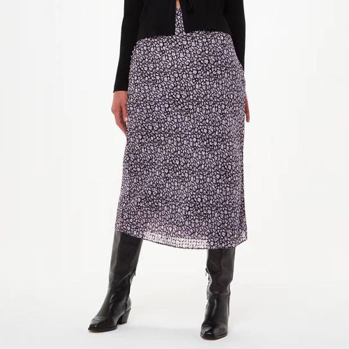 Floral Side Button Midi Skirt - WHISTLES - Modalova