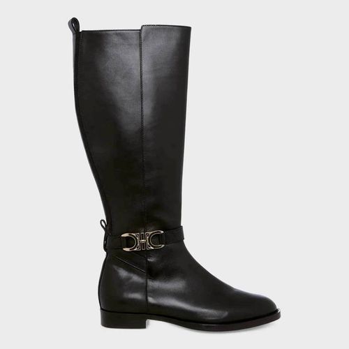 Black Leather Malindi Long Boot - Hobbs London - Modalova