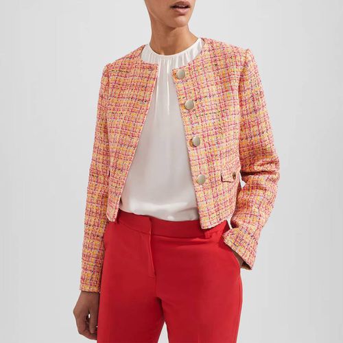 Claire Tweed Cotton Blend Jacket - Hobbs London - Modalova