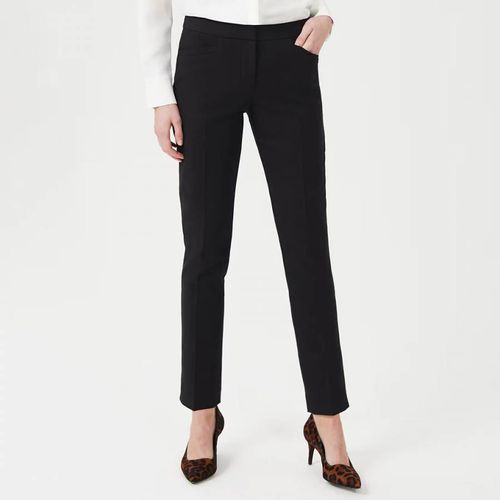 Hailey Slim Cotton Blend Trousers - Hobbs London - Modalova