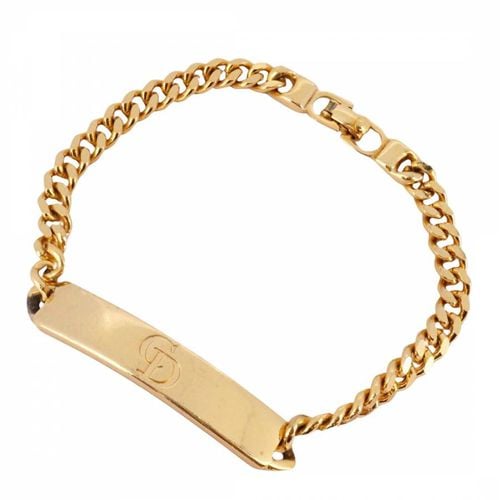 Gold Dior Cd Bracelet - Vintage Dior - Modalova