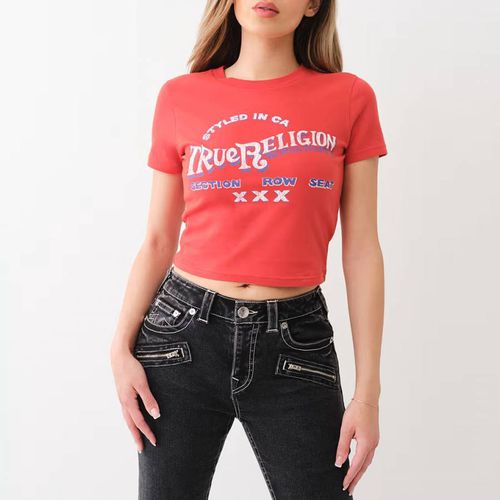 Red Vintage Logo Baby T-Shirt - True Religion - Modalova