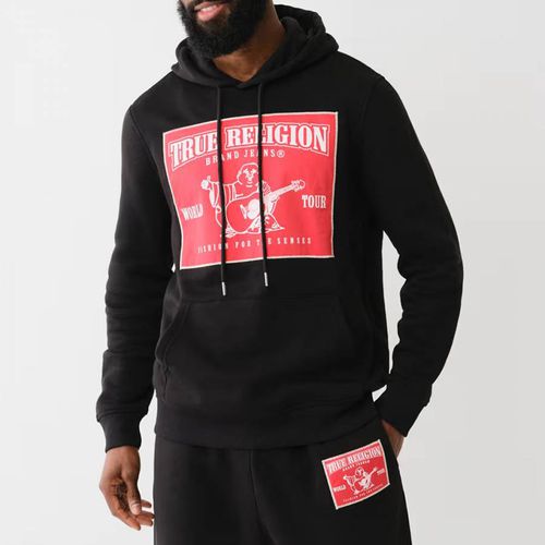 Ladder Stitch Logo Cotton Blend Hoodie - True Religion - Modalova