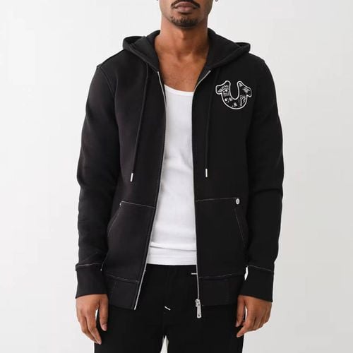 Paisley Chenille Zip Up Hoodie - True Religion - Modalova