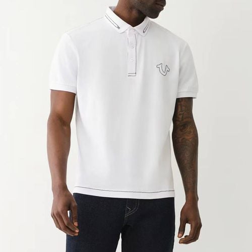 Big T Embroidered Cotton Polo Shirt - True Religion - Modalova