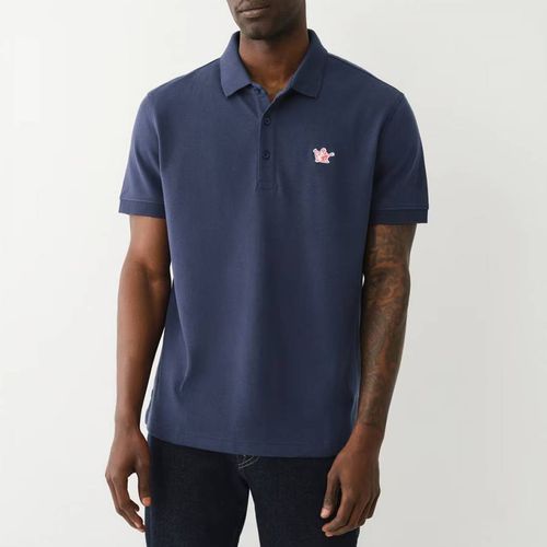 Buddha Patch Logo Cotton Polo Shirt - True Religion - Modalova