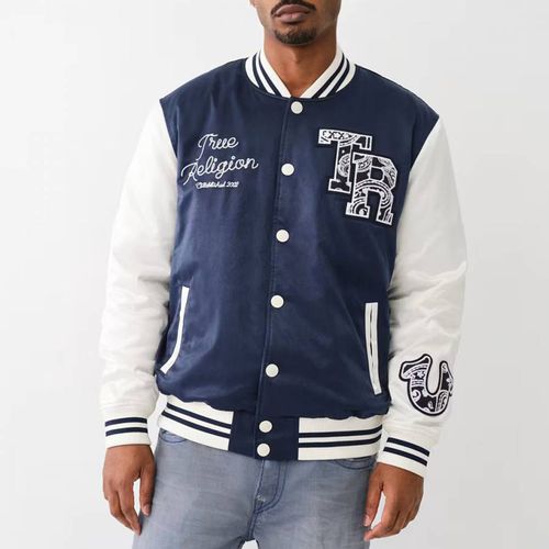 Navy Good Life Bomber Jacket - True Religion - Modalova