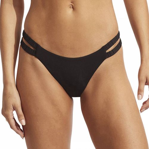 Black Gathered Tab Pant - Seafolly - Modalova