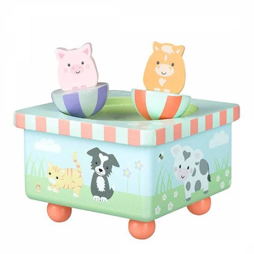 Farmyard Animals Music Box - Orange Tree Toys - Modalova