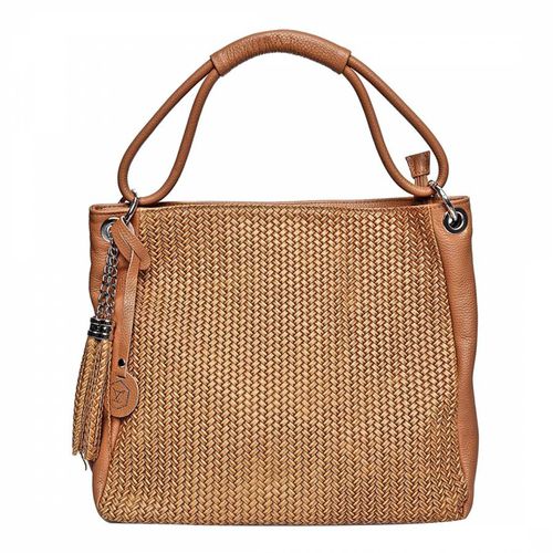 Italian Leather Top Handle Bag - Luisa Vannini - Modalova