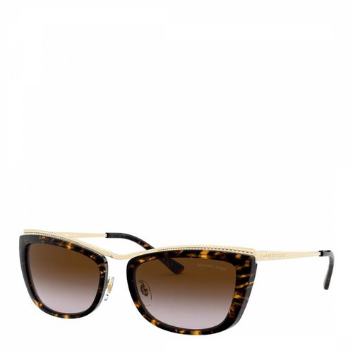 Light /Dark Tortoise Zaria Sunglasses 56mm - Michael Kors - Modalova