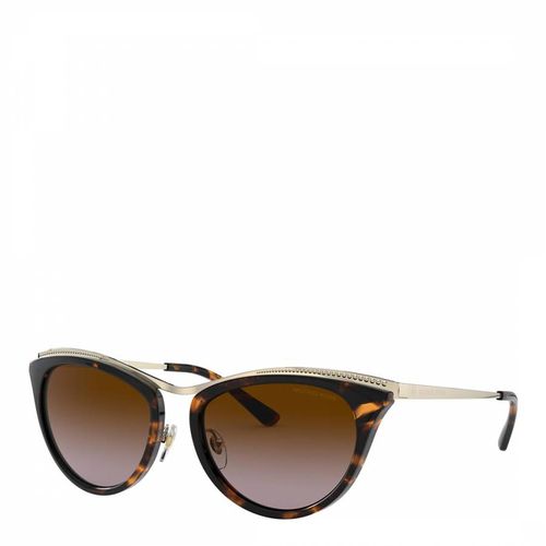 Light /Dark Tortoise Azur Sunglasses 54mm - Michael Kors - Modalova