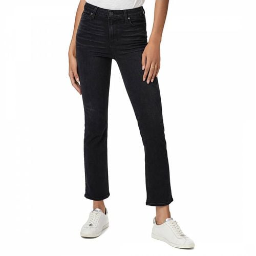 Washed Cindy Straight Leg Jeans - Paige - Modalova