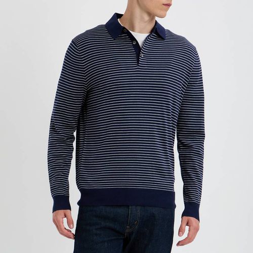 Navy Stripe Cotton Polo Jumper - Polo Ralph Lauren - Modalova