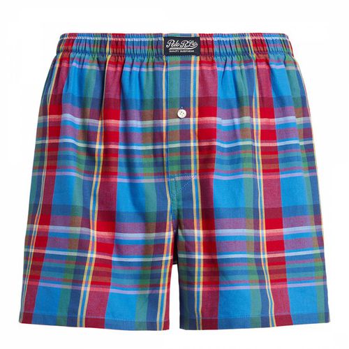 Red Multi Plaid Cotton Boxers - Polo Ralph Lauren - Modalova