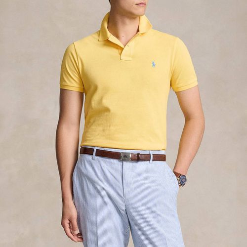 Slim Fit Mesh Cotton Polo Shirt - Polo Ralph Lauren - Modalova