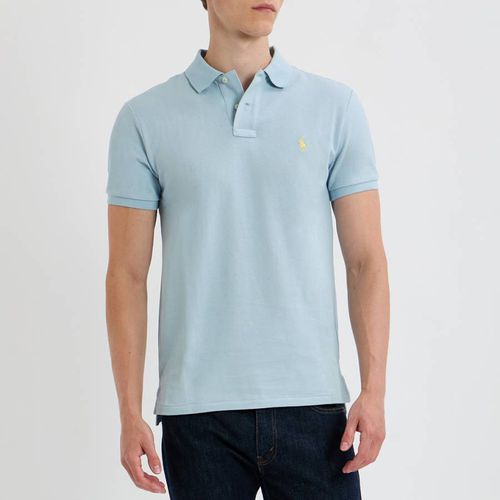 Light Slim Fit Mesh Cotton Polo Shirt - Polo Ralph Lauren - Modalova