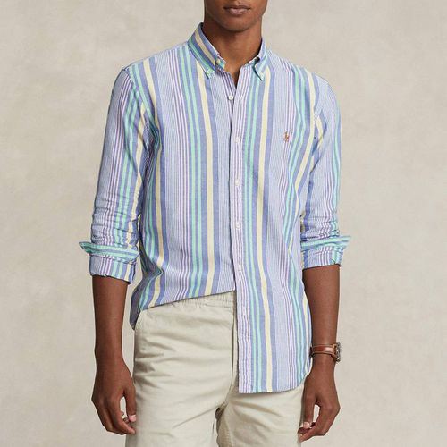 Blue Striped Cotton Shirt - Polo Ralph Lauren - Modalova