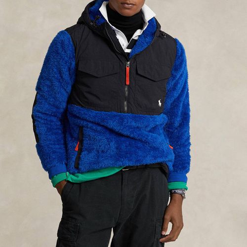 Blue Fleece Hybrid Hoodie - Polo Ralph Lauren - Modalova