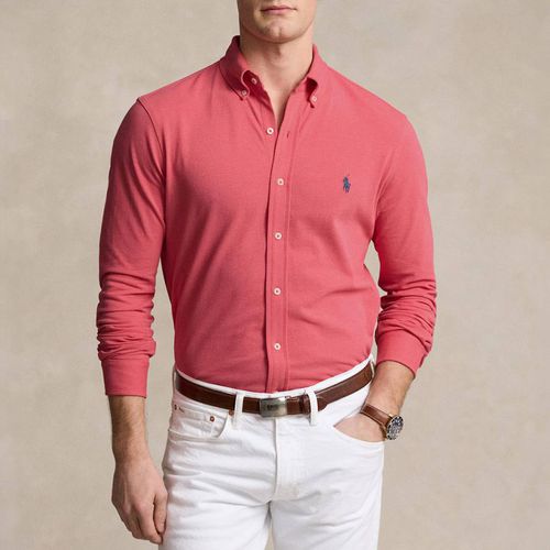 Coral Lightweight Cotton Mesh Shirt - Polo Ralph Lauren - Modalova