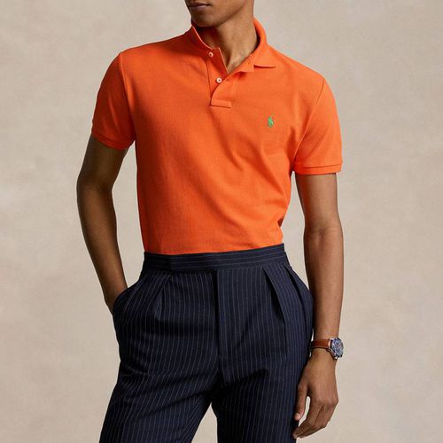 Slim Fit Mesh Cotton Polo Shirt - Polo Ralph Lauren - Modalova