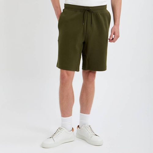 Olive Double Knit Cotton Blend Shorts - Polo Ralph Lauren - Modalova