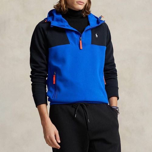 Blue Half Zip Hoodie - Polo Ralph Lauren - Modalova