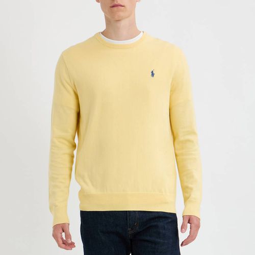 Yellow Slim Fit Cotton Jumper - Polo Ralph Lauren - Modalova