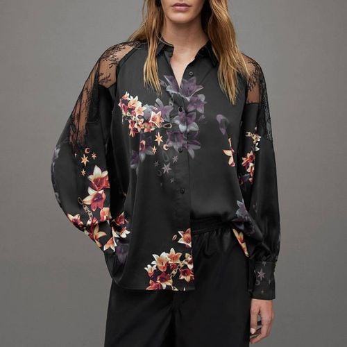 Black Oana Stargazer Shirt - AllSaints - Modalova