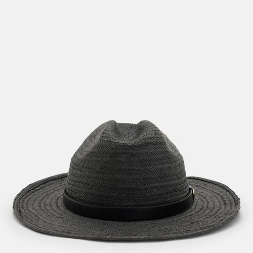 Black Talia Fedora Hat - AllSaints - Modalova