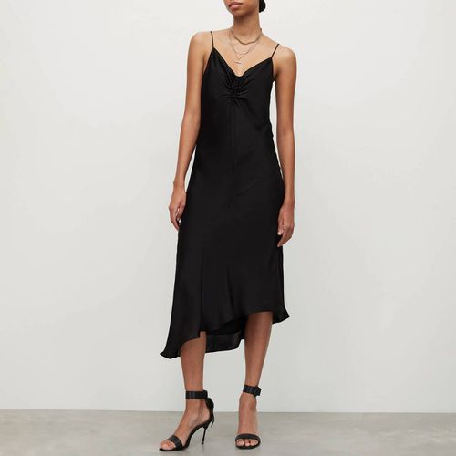 Black Alexia Backless Dress - AllSaints - Modalova