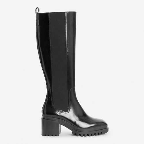 Black Natalia Heeled Boots - AllSaints - Modalova