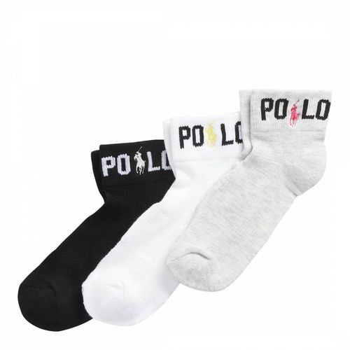 Multi Logo 3 Pack Stretch Socks - Polo Ralph Lauren - Modalova